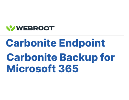 WEBROOT Carbonite Endpoint／WEBROOT Carbonite Backup for Microsoft 365